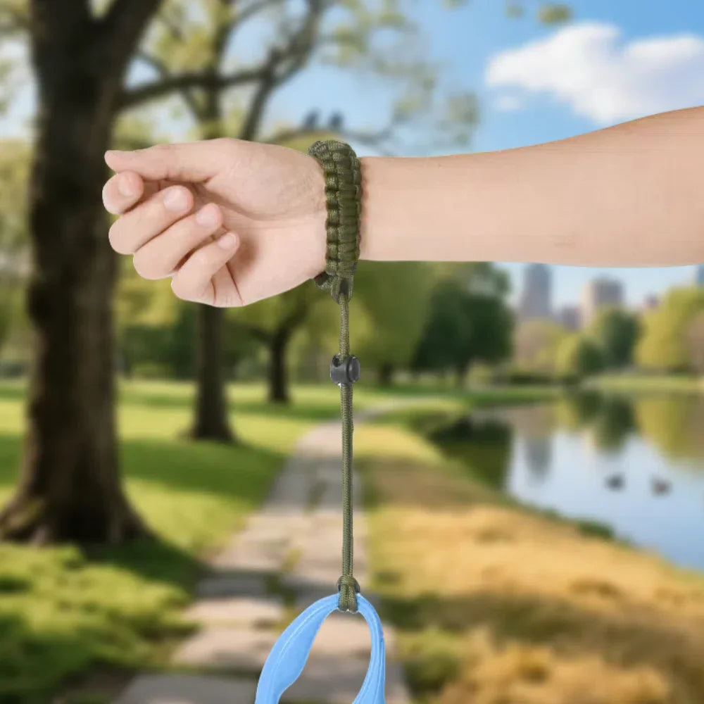 Adjustable Dog Leash Hands Free Leash Outdoor Nylon Bracelet Strong Hanging Rope Walker Pets Accessories Chihuahua Pug Supplies