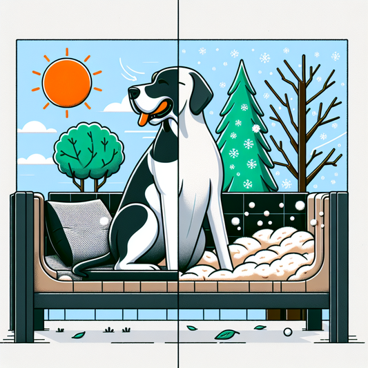 17. “Summer vs Winter: Dog Bed Materials for Large Dogs”