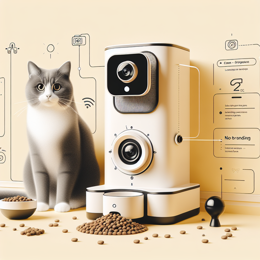 41. “Automatic Cat Feeder with Camera: Live-Stream Your Cat While Feeding”