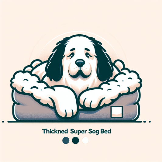2. “Why Large Dogs Need a Thickened Super Soft Dog Bed”