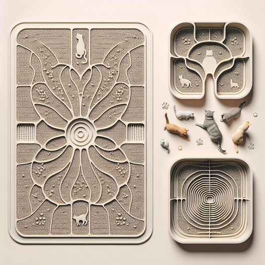 16. “Top 3 litter trapping mats for multi-cat households”