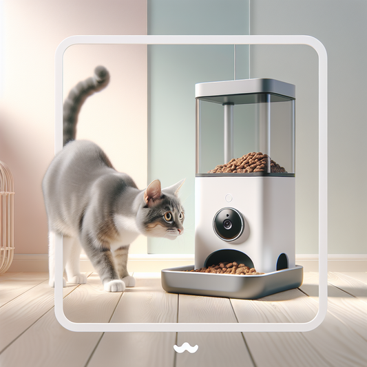34. “Automatic Cat Feeder with Camera: A Smart Gift for Cat Lovers”