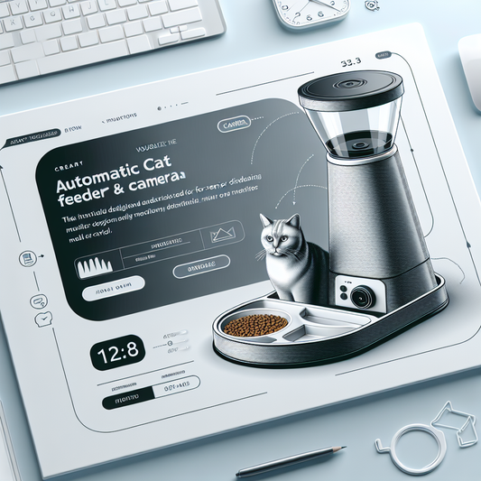 17. “Automatic Cat Feeder with Camera for Senior Cats: Monitoring & Meal Control”