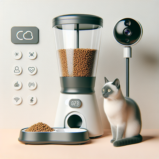 42. “Automatic Cat Feeder with Camera: Combining Convenience with Monitoring”