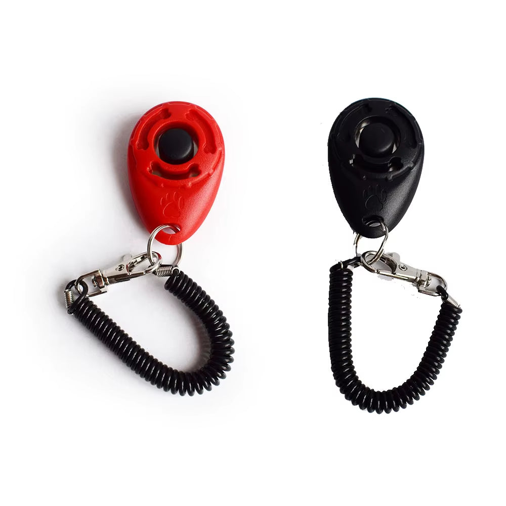2/Pack Dog Training Clicker with Adjustable Wrist Strap Durable Lightweight Easy to Use for Cats Puppy Birds Horses