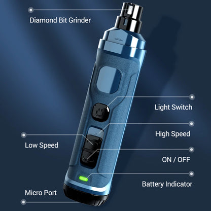 N30 Electric Dog Nail Clippers for Dog Nail Grinder Rechargeable Professional Pet Clipper for Cat Claws Cutter Grooming