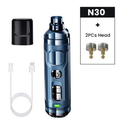 N30 Electric Dog Nail Clippers for Dog Nail Grinder Rechargeable Professional Pet Clipper for Cat Claws Cutter Grooming