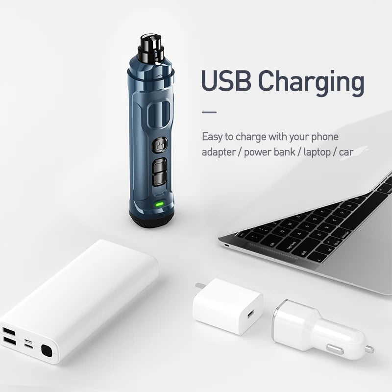 N30 Electric Dog Nail Clippers for Dog Nail Grinder Rechargeable Professional Pet Clipper for Cat Claws Cutter Grooming