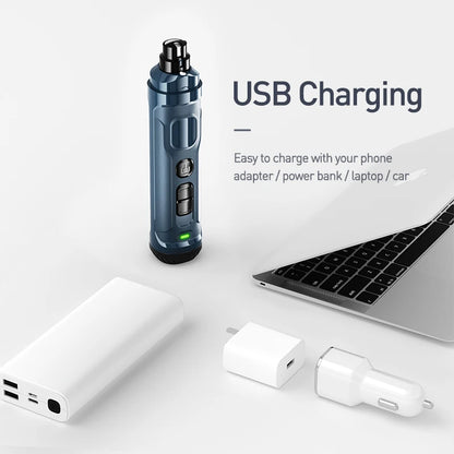 N30 Electric Dog Nail Clippers for Dog Nail Grinder Rechargeable Professional Pet Clipper for Cat Claws Cutter Grooming