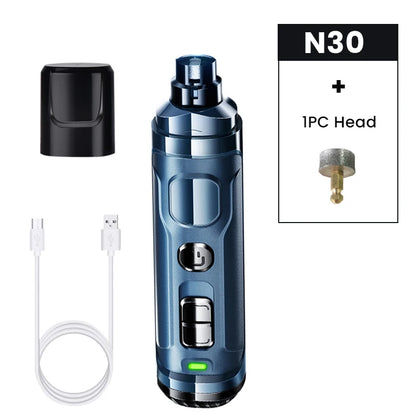 N30 Electric Dog Nail Clippers for Dog Nail Grinder Rechargeable Professional Pet Clipper for Cat Claws Cutter Grooming