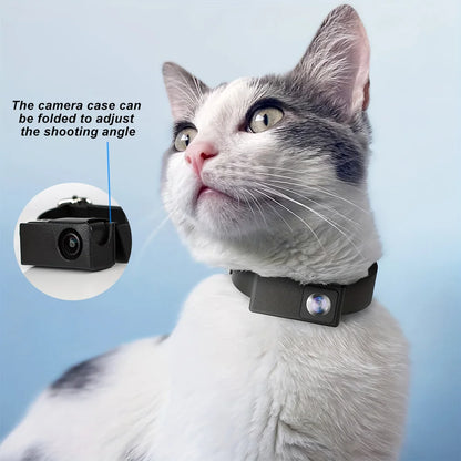 HD 1080P Pet Cameras Dog Cat Pet Camera Wireless Collar Camera No Wifi Needed Video Records for Cats Dogs Birthday Gift