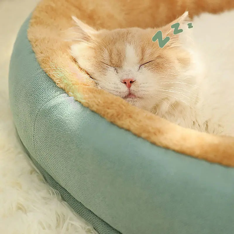 Winter Warm Small Dog Kennel Sleeping Puppy Cushion Cat Supplies Accessories Washable Calming Sofa Cat Dog Pet Bed