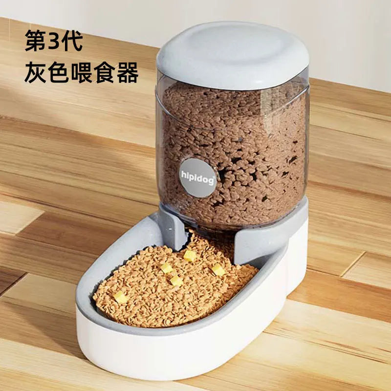Automatic Cat Feeder High Capacity Pet Food Bowl Gravity Water Dispenser Mascotas Pet Bowl for Dogs Cats 4L Cat Accessories