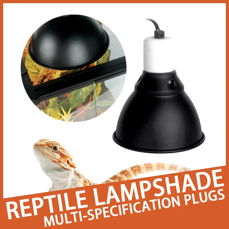 300W E27 Reptile Lamp Set Illumination 100-240V UVB Heating Lamp Bracket Pet Light Bulb Bracket Lampshade Emission Lamps Reptile