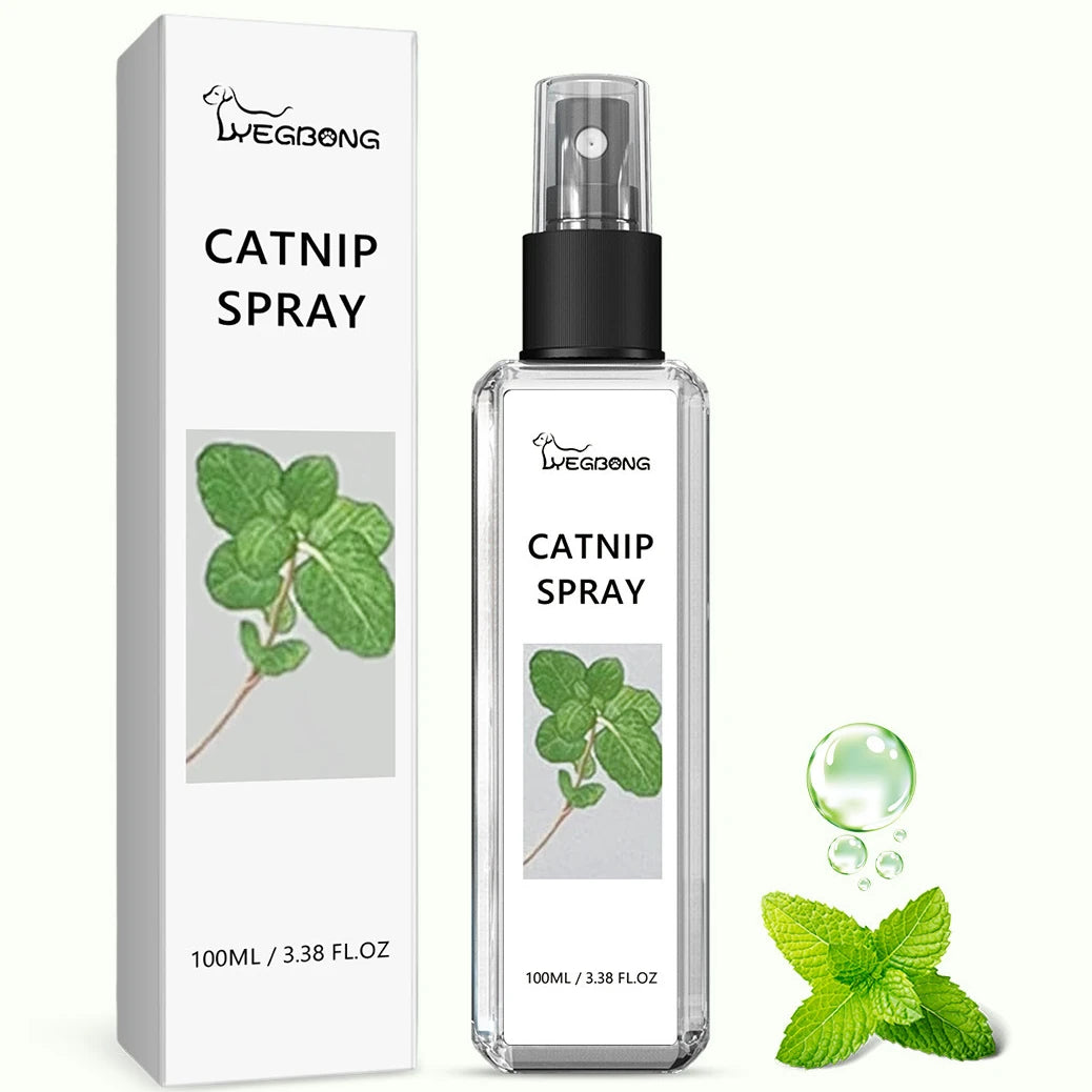 100Ml Cat & Dog Calming Spray - Mint Extract for Anxiety Relief, Boosts Energy, Supports Overall Health