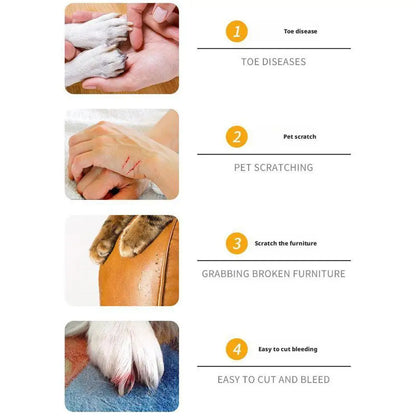 NEW Electric Dog Nail Clippers for Dog Nail Grinders Rechargeable USB Charging Pet Quiet Cat Paws Nail Grooming Trimmer Tools