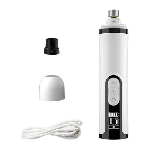 NEW Electric Dog Nail Clippers for Dog Nail Grinders Rechargeable USB Charging Pet Quiet Cat Paws Nail Grooming Trimmer Tools