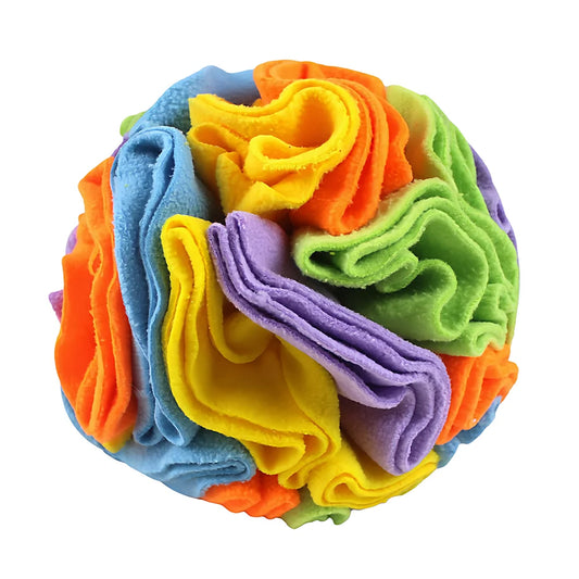 Advanced Sniffing Ball for Dogs - Interactive Slow Feeder Puzzle Toy with Detachable Treat Dispenser & Non-Toxic TPR