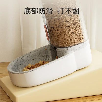 Automatic Cat Feeder High Capacity Pet Food Bowl Gravity Water Dispenser Mascotas Pet Bowl for Dogs Cats 4L Cat Accessories