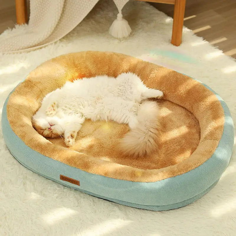 Winter Warm Small Dog Kennel Sleeping Puppy Cushion Cat Supplies Accessories Washable Calming Sofa Cat Dog Pet Bed