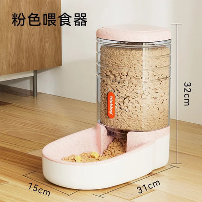 Automatic Cat Feeder High Capacity Pet Food Bowl Gravity Water Dispenser Mascotas Pet Bowl for Dogs Cats 4L Cat Accessories