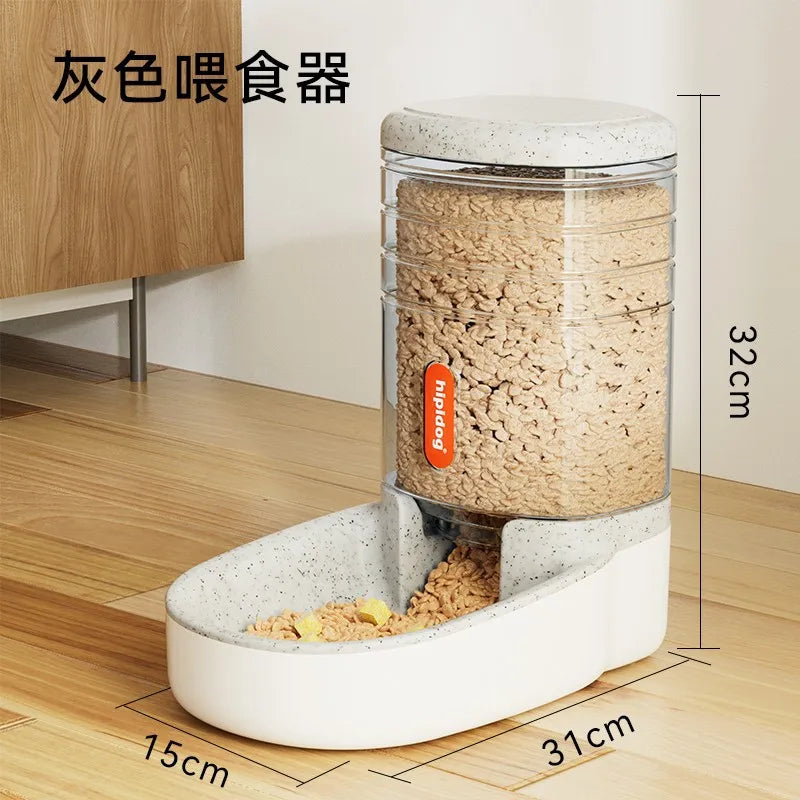 Automatic Cat Feeder High Capacity Pet Food Bowl Gravity Water Dispenser Mascotas Pet Bowl for Dogs Cats 4L Cat Accessories