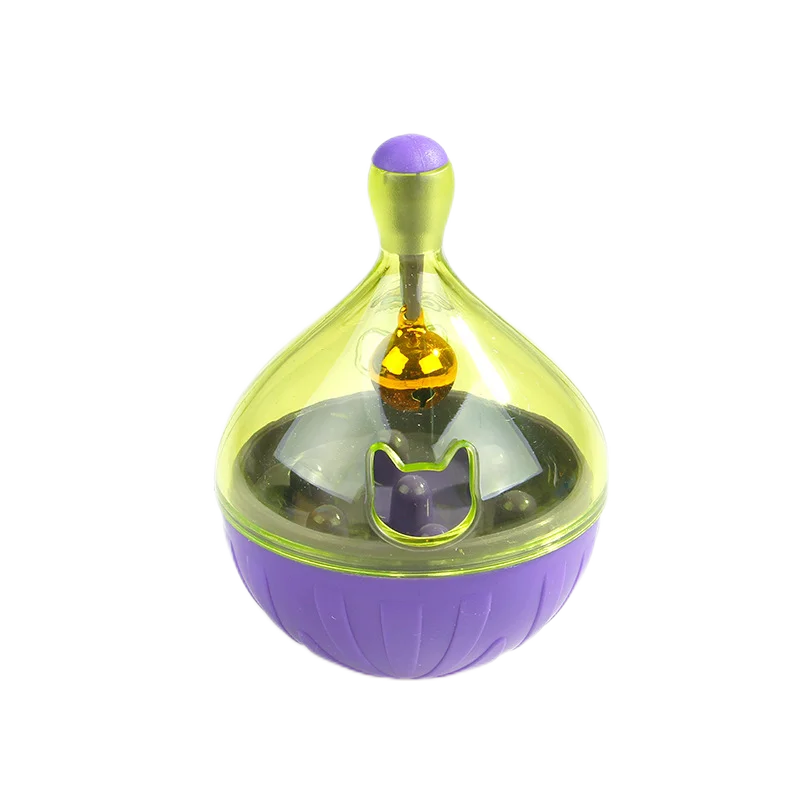 Cat Mice Food Tumbler Cat Food Toy Ball Interactive Cat Food Feeder Leak Food Interesting Plastic Cat Food Dispenser Treat Toy