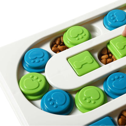 Dog Puzzle Toys Slow Feeder Interactive Puppy Increase IQ Training Game Food Dispenser Slowly Eating Nonslip Bowl Pet Dogs Toy