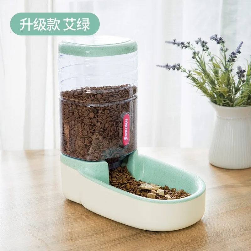 Automatic Cat Feeder High Capacity Pet Food Bowl Gravity Water Dispenser Mascotas Pet Bowl for Dogs Cats 4L Cat Accessories
